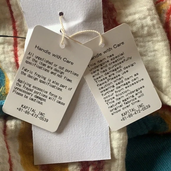 NWT KAPITAL KOUNTRY compressed pattern scarf - Picture 12 of 12